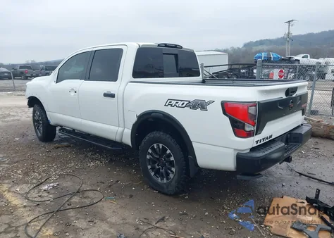 2020 Nissan Titan Pro-4X 4X4 z USA, uszkodzony, nr VIN 1N6AA1ED4LN501206